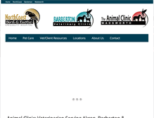 Tablet Screenshot of exoticpetvets.com